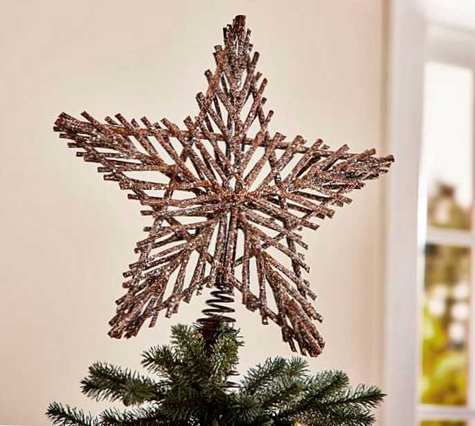 DIY vánoční stromeček hvězdy