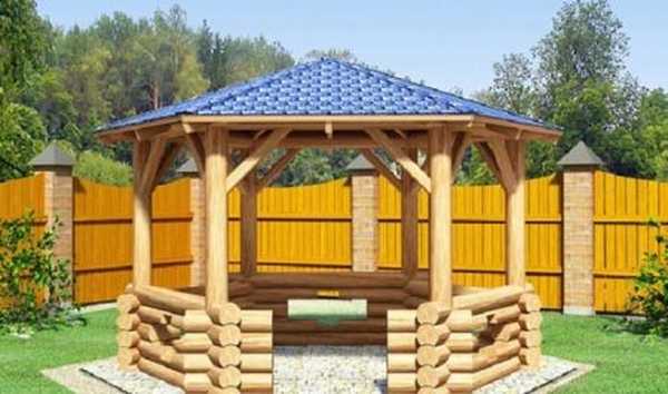 Arbour terbuat dari kayu