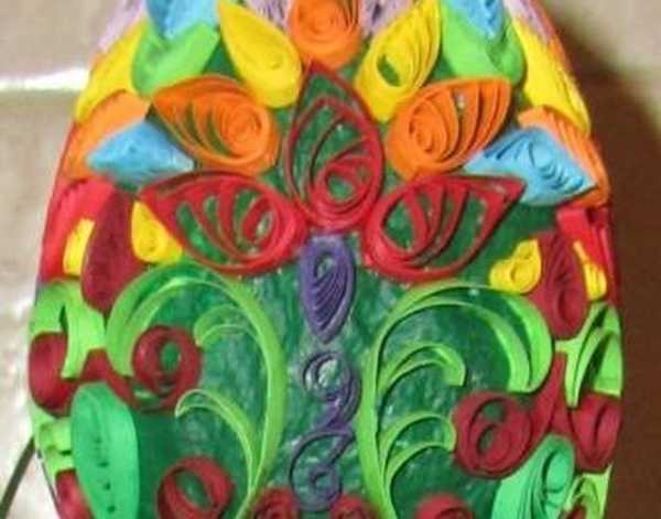 Telur quilling dekoratif