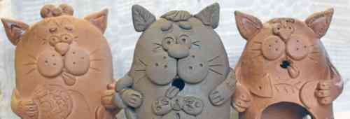 Anak kucing Clay