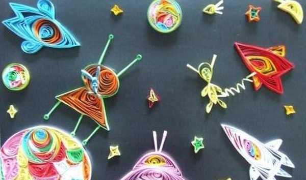 Quilling festmények