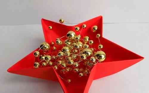 3D papírová krabice hvězda