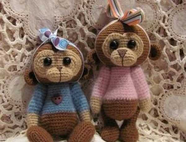 Opica háčkovaná amigurumi