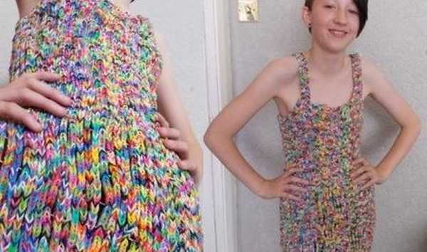 Szivárvány szövőszék gumiszalagból készült ruházat fotó