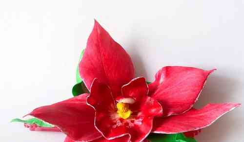 Фоамиран орхидеја (штипаљка за косу)
