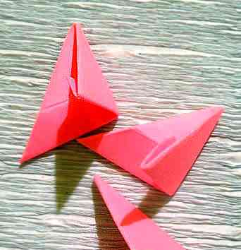 Cara membuat modul segitiga untuk origami