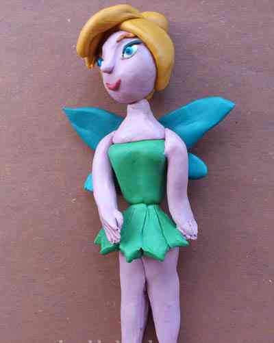 Plastelínová bábika - Fairy Tinker Bell