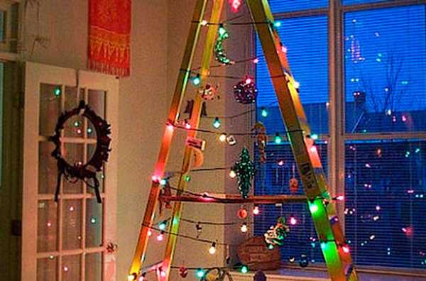 Nové nápady pre vianočné stromčeky z praktických materiálov