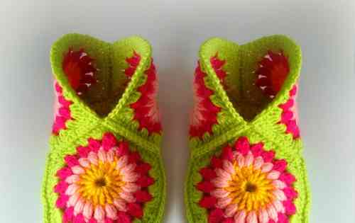 Sandal motif (crochet, workshop)