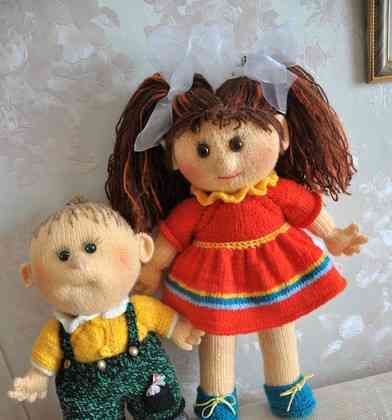 Плетени кукли, плетене