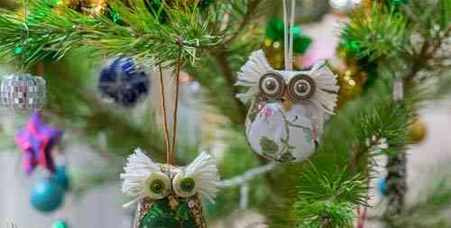 Mainan Natal Owl