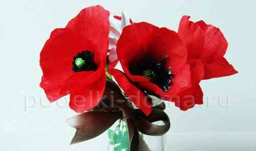 Poppies Kertas Bergelombang