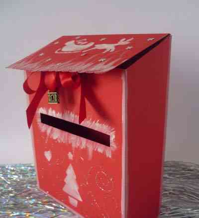 Пощенска кутия за писма до Дядо Коледа. Стъпка по стъпка майсторски клас